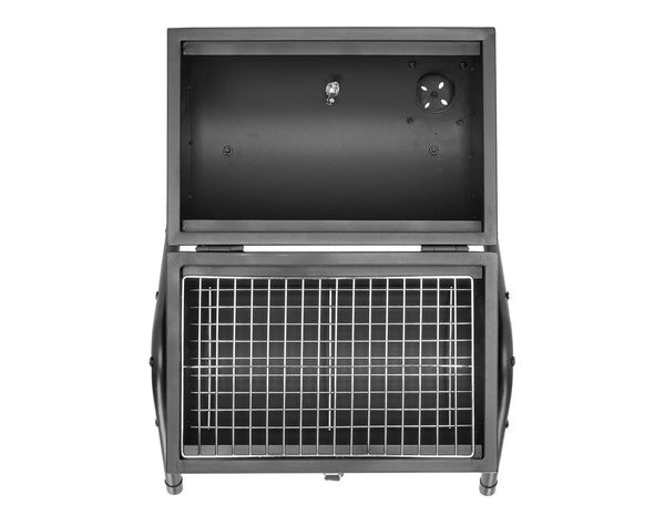 Blokker Arlington Mini Charcoal BBQ & Smoker- Compact/ Removable Grille/ Perfect For Balcony/ Terrace