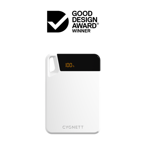 Cygnett CY4744PBCHE 5000mAh 5K ChargeUp Boost Charging Power Bank - 4th Generation White
