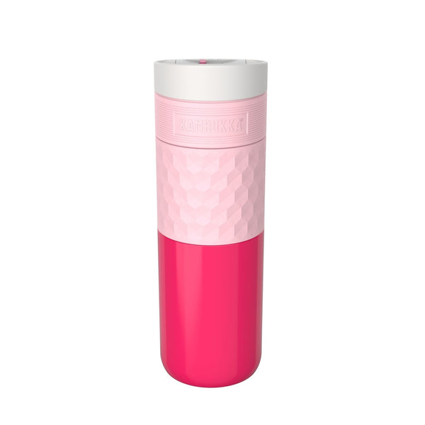 Kambukka 600mL Etna 3-in-1 Snapclean Stainless Steel Insulated Tumbler Travel Mug Water Bottle Diva Pink