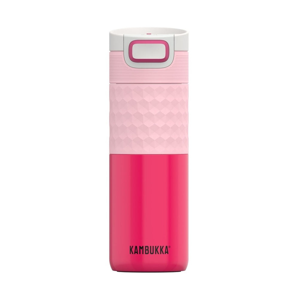Kambukka 600mL Etna 3-in-1 Snapclean Stainless Steel Insulated Tumbler Travel Mug Water Bottle Diva Pink