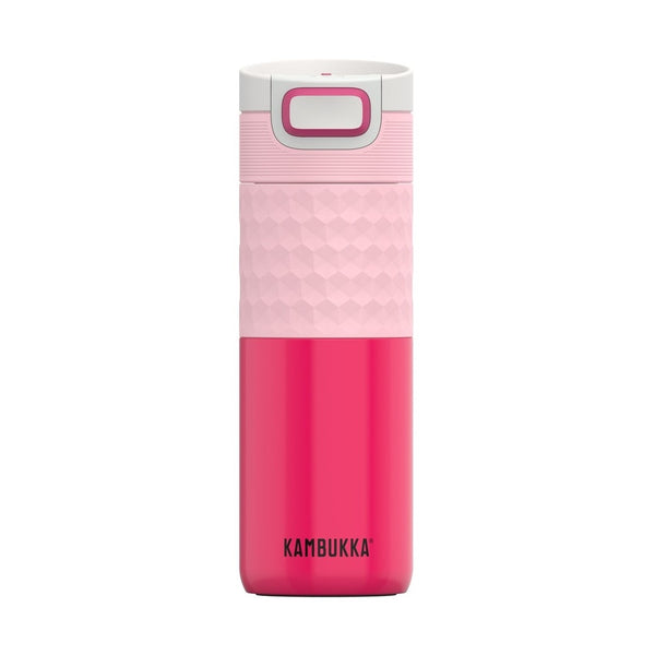 Kambukka 600mL Etna 3-in-1 Snapclean Stainless Steel Insulated Tumbler Travel Mug Water Bottle Diva Pink