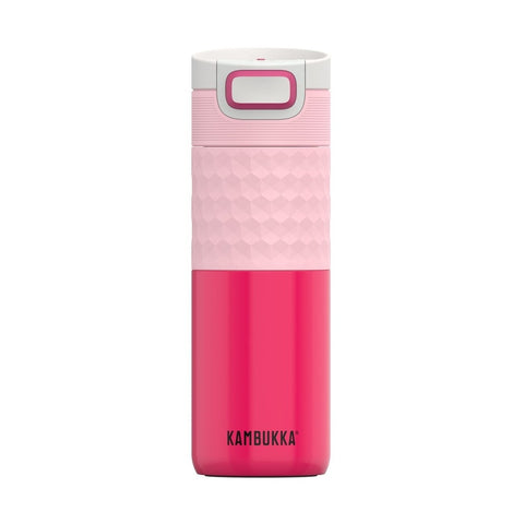 Kambukka 600mL Etna 3-in-1 Snapclean Stainless Steel Insulated Tumbler Travel Mug Water Bottle Diva Pink