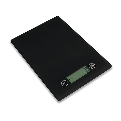 Cuisena 5kg Digital Scale- Tempered Glass Platform/ Auto- Off Function Black