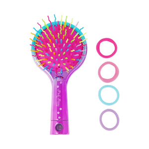 Pink Poppy Mermazing Mermaid Hairbrush & Mirror For Kids- Create Ponytails/ Braids/ Perfect For Style