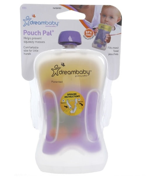 DreamBaby Pouch Pal Holder For Drink/ Food- Prevent Messes/ Baby Child Container