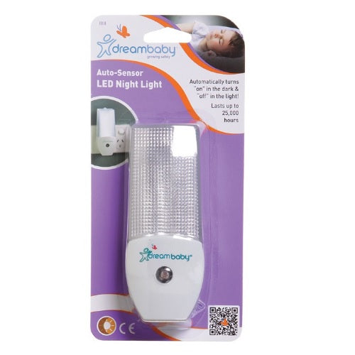 3PK DreamBaby LED Auto Sensor Nightlight Powerpoint-Safety Plug Baby Dream Light
