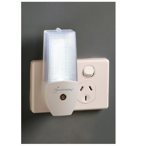 3PK DreamBaby LED Auto Sensor Nightlight Powerpoint-Safety Plug Baby Dream Light