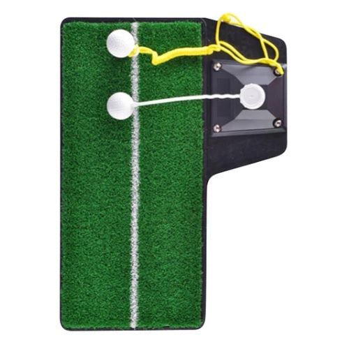 Green Power Kids Golf Game Practice Set Mat- Indoor/ Outdoor Play Trainer Arm