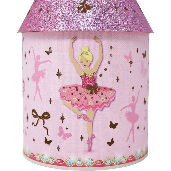 Pink Poppy Ballerina LED Colour Changing Lantern- Soothing Light/ Safe For Kids