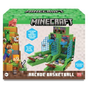 Ugames Minecraft Arcade Basketball Core Series Kids Fun Entertainment- Large LED Screenboard/ Quick & Easy Setup