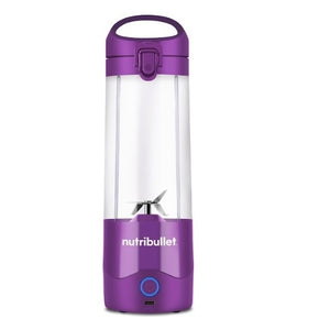 Nutribullet Portable Blender- USB Rechargeable/ Flip Top Lid- Purple