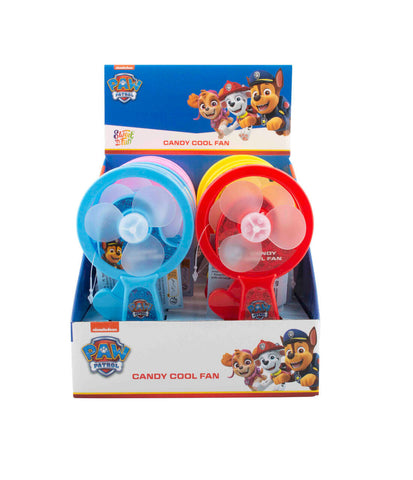 Paw Patrol Kids Fun Handheld Fan With Candies 5g- Lightweight and Portable Kids Fun