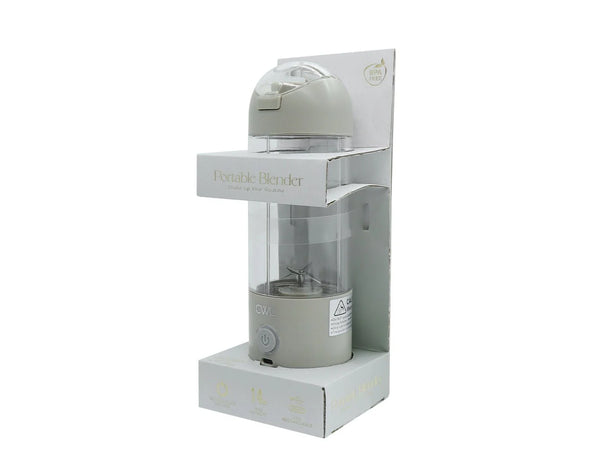 Precision Audio Cook With Color 414ml Portable Blender Stainless Steel Blades BPA Free Grey WPB03-GRY
