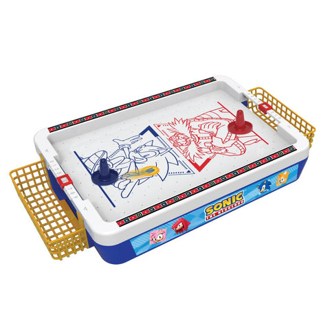 Ugames Sonic The Hedgehog Mini Arcade Air Hockey Game For Kids- Fun Entertainment