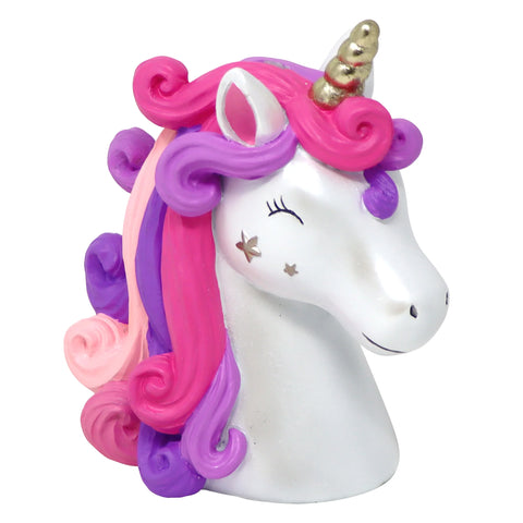 Pink Poppy To The Moon Unicorn Money Box For Kids- Money Saver/ Fits All Standard Size Australian Coins