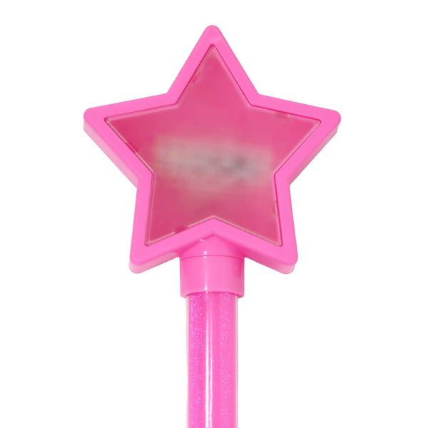 Magical Flashing Pink Star Light Up Wand