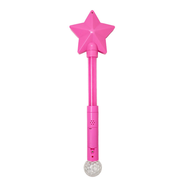 Magical Flashing Pink Star Light Up Wand