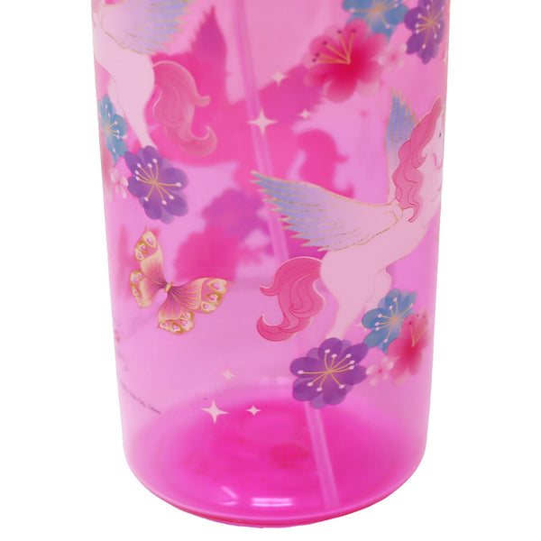 Pink Poppy 600ml Rainbow Misting Water Bottle For KIds- Leak Proof/ Misting Function/ BPA- Free