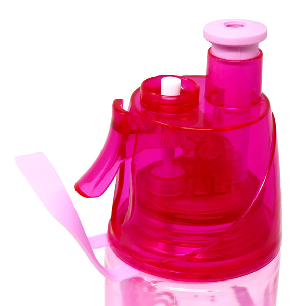 Pink Poppy 600ml Rainbow Misting Water Bottle For KIds- Leak Proof/ Misting Function/ BPA- Free