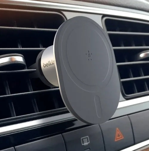 Belkin Magnetic Pro MagSafe Car Vent Mount Holder For Smartphones- WIC003BTGR