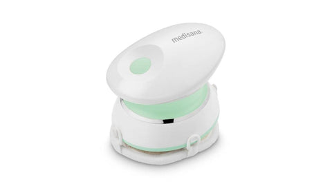 Medisana Mini Handheld Massager- Vibration Massage/ 2- In- 1 Massage Pad Attachment HM300