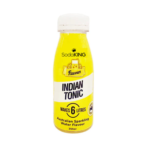 SodaKing Classic Indian Tonic Sparkling Syrup Soda Water Drink Mix- Makes 6 Litres