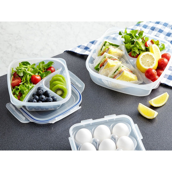 LocknLock 3 Section Lunch Container 750ml