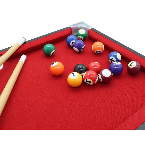 Mini Arcade Pool Table Game For Kids LED Neon with Pockets Kids Fun