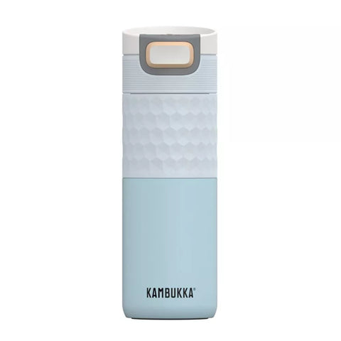 Kambukka 600mL Etna 3-in-1 Snapclean Stainless Steel Insulated Tumbler Travel Mug Water Bottle Breezy Blue
