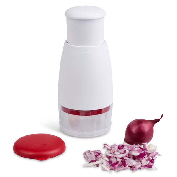 Zyliss Classic Food Chopper with Lid- Compact/ Easy Storage