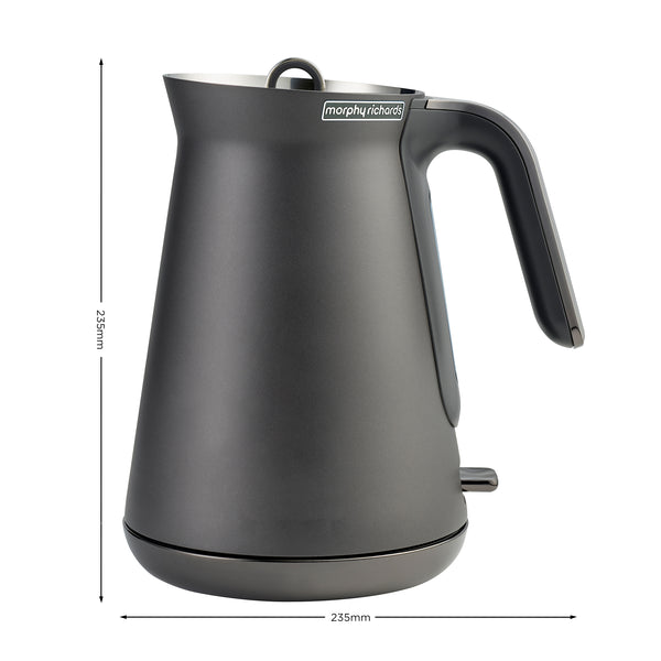Morphy Richards 1.5L Aspect Kettle Black Chrome Sydney Electronics