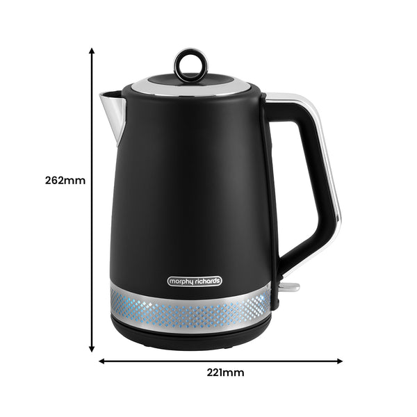 Morphy Richards 1.7L Illumination Jug Kettle - Black
