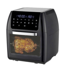 Healthy Choice 12L Digital Airfryer Oven/ Rotisserie Rack/Basket/Tray/Tongs/Time - Sydney Electronics