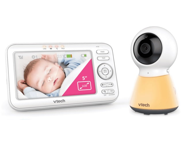 VTech 5" Full Colour Audio Video Baby Monitor 2 Way/ Night Light/ Thermometer BM5200