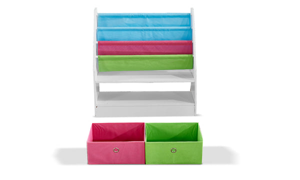 Kids Children Bookcase/ Toy Bins