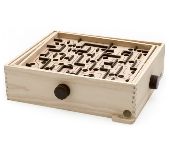 Brio Wooden Labyrinth Game- 3 Pieces- Great For Kids Fun/ Strategy/ Skills