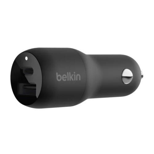 Belkin BoostCharge 37W Dual Car Charger USB- C and USB- A w/ PPS Technology