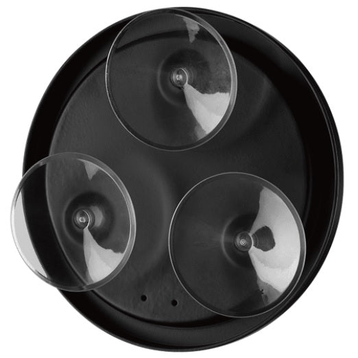 Conair Compact Matt Black Finish Fog Free Mirror- Shower/ Travelling - Sydney Electronics