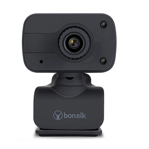 Bonelk USB Clip-On Webcam w/ Microphone for PC/ Computer Web Camera 1080P