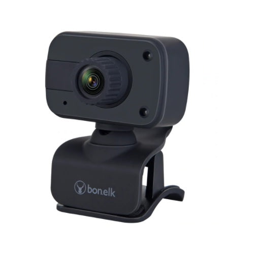 Bonelk USB Clip-On Webcam w/ Microphone for PC/ Computer Web Camera 1080P