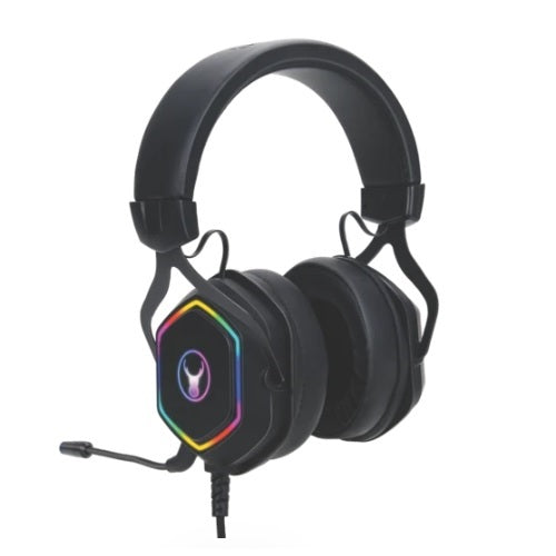 Bonelk RGB Gaming Headphones Headset w/ Mic 3.5mm Splitter For PC/ Console