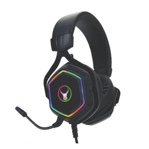Bonelk RGB Gaming Headphones Headset w/ Mic 3.5mm Splitter For PC/ Console