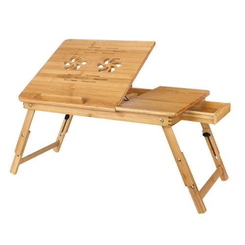 Hacienda Bamboo Foldable Table Laptop/Book/Reading Lap Desk/Workstation/Notebook
