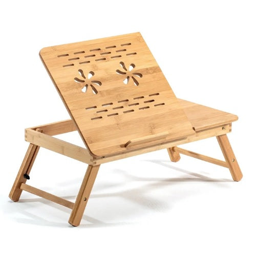 Hacienda Bamboo Foldable Table Laptop/Book/Reading Lap Desk/Workstation/Notebook