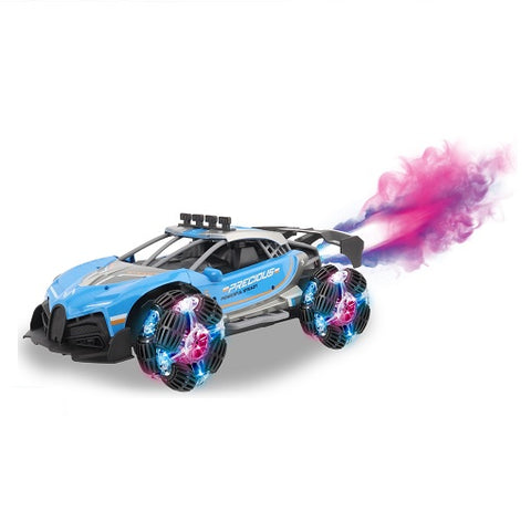 Lenoxx Fog Steam RC Remote Controlled Drift Car Racing Toy- Kids Fun Play Toy