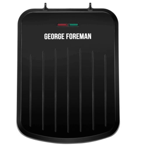 George Foreman Small Fit Non- Stick Grill/ Removable Drip Tray- Easy To Clean