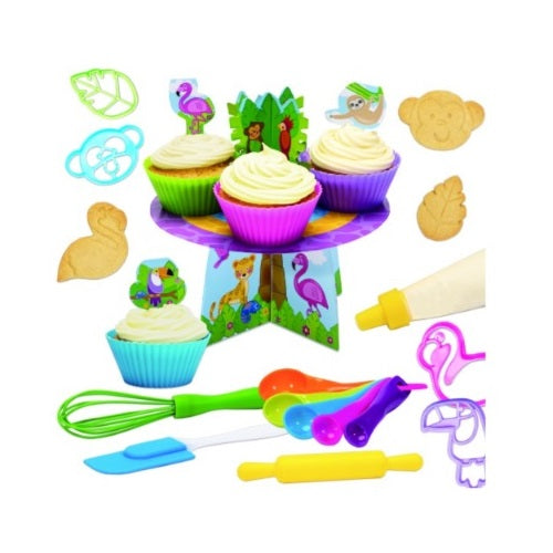 Galt Kids Baking Set Pretend Play Toy- Bake Cupcakes/ Cookies/ Cakes