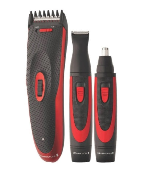 Remington Power Pro Grooming Mens Trimmer Kit Set- Hair/Nose/Beard/Stubble/Ears