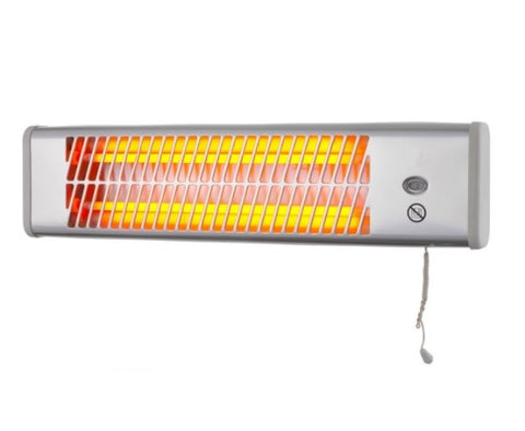 Heller 1200W Wall Mountable Electric Strip Heater Water Resistant Indoor Heating