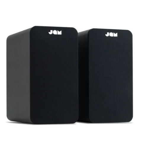 Jam Audio Bluetooth 5.0 Bookshelf Speakers 4"- RCA/ Aux- In/- Mains Powered